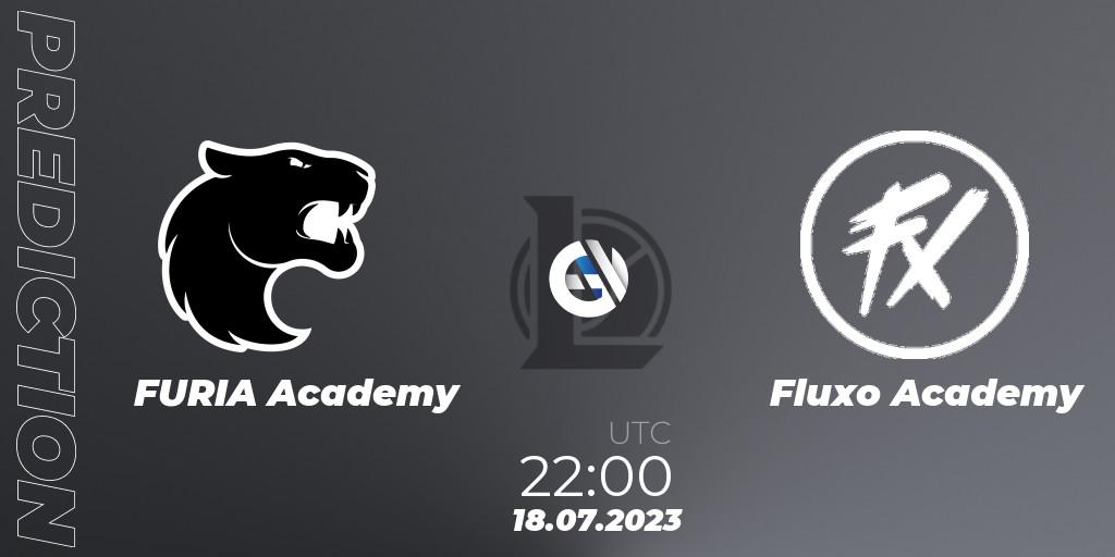 Pronóstico FURIA Academy - Fluxo Academy. 18.07.2023 at 22:00, LoL, CBLOL Academy Split 2 2023 - Group Stage