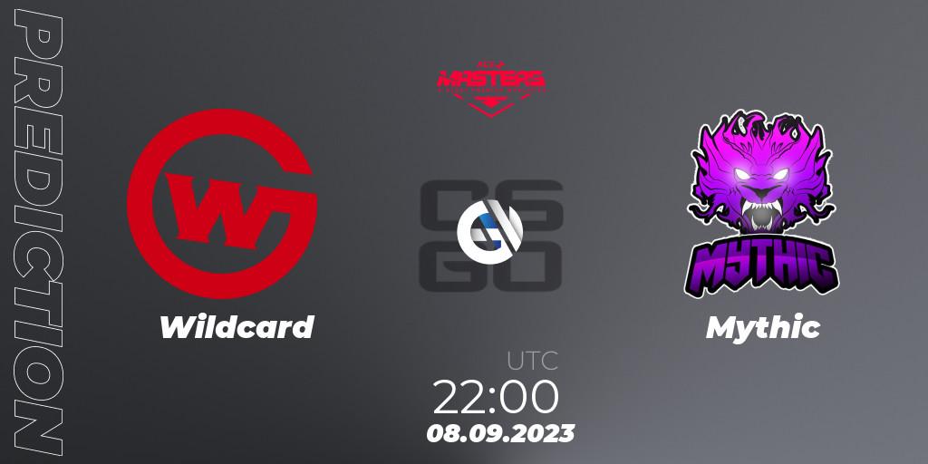 Pronóstico Wildcard - Mythic. 08.09.2023 at 22:00, Counter-Strike (CS2), Ace North American Masters Fall 2023 - BLAST Premier Qualifier