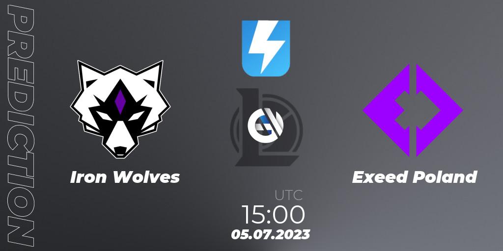 Pronóstico Iron Wolves - Exeed Poland. 13.06.23, LoL, Ultraliga Season 10 2023 Regular Season