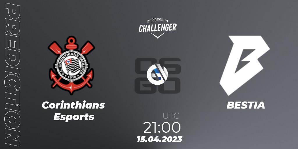 Pronóstico Corinthians Esports - BESTIA. 15.04.2023 at 21:10, Counter-Strike (CS2), ESL Challenger Katowice 2023: South American Open Qualifier
