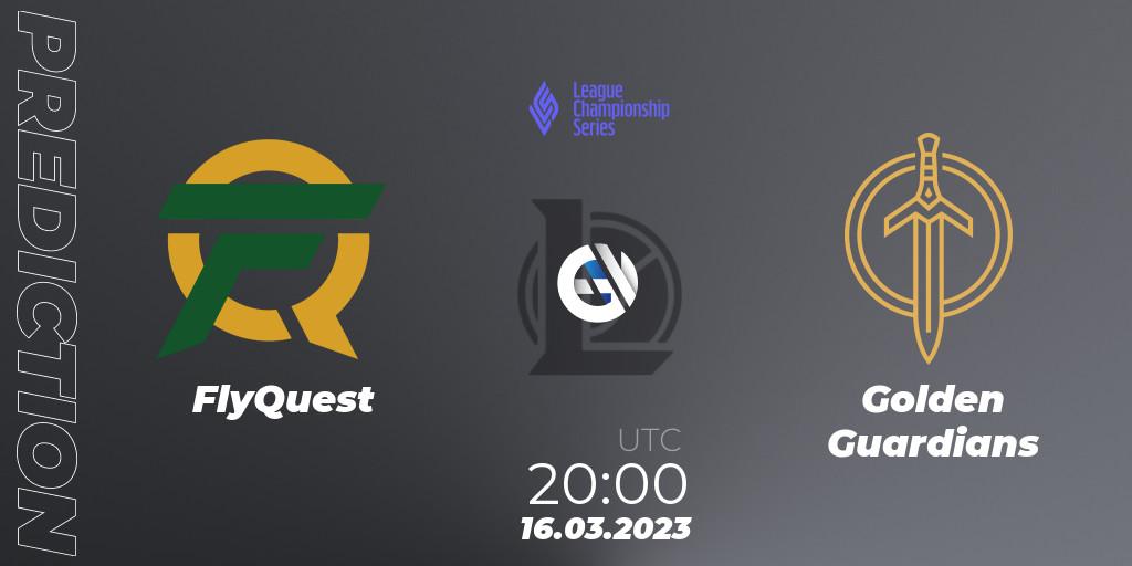 Pronóstico FlyQuest - Golden Guardians. 17.03.23, LoL, LCS Spring 2023 - Group Stage