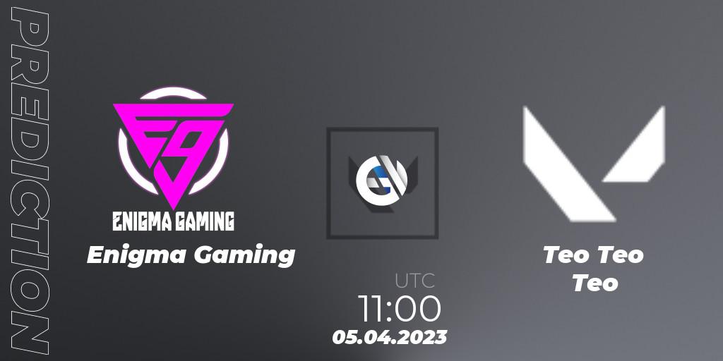 Pronóstico Enigma Gaming - Teo Teo Teo. 05.04.23, VALORANT, VALORANT Challengers 2023: Malaysia & Singapore Split 2 - Group stage