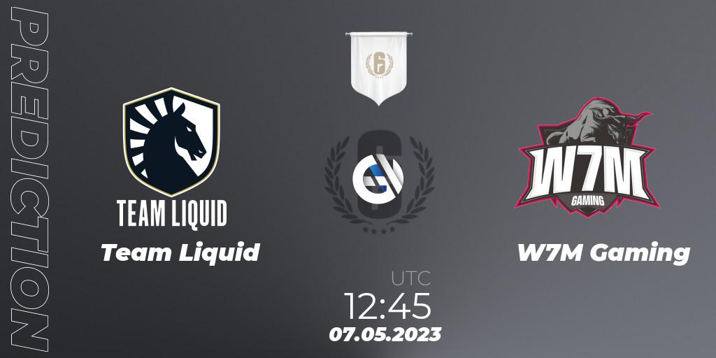 Pronóstico Team Liquid - W7M Gaming. 07.05.2023 at 12:45, Rainbow Six, BLAST R6 Major Copenhagen 2023 Playoffs