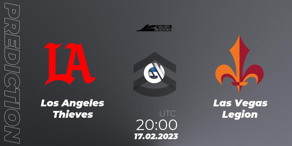 Pronóstico Los Angeles Thieves - Las Vegas Legion. 17.02.23, Call of Duty, Call of Duty League 2023: Stage 3 Major Qualifiers