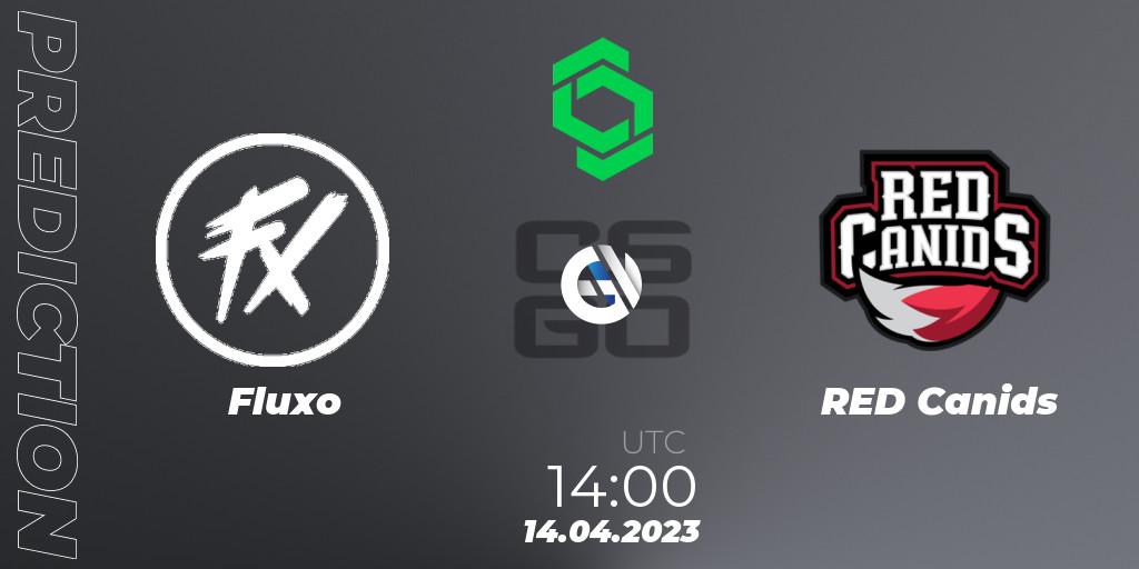 Pronóstico Fluxo - RED Canids. 14.04.2023 at 14:00, Counter-Strike (CS2), CCT South America Series #6
