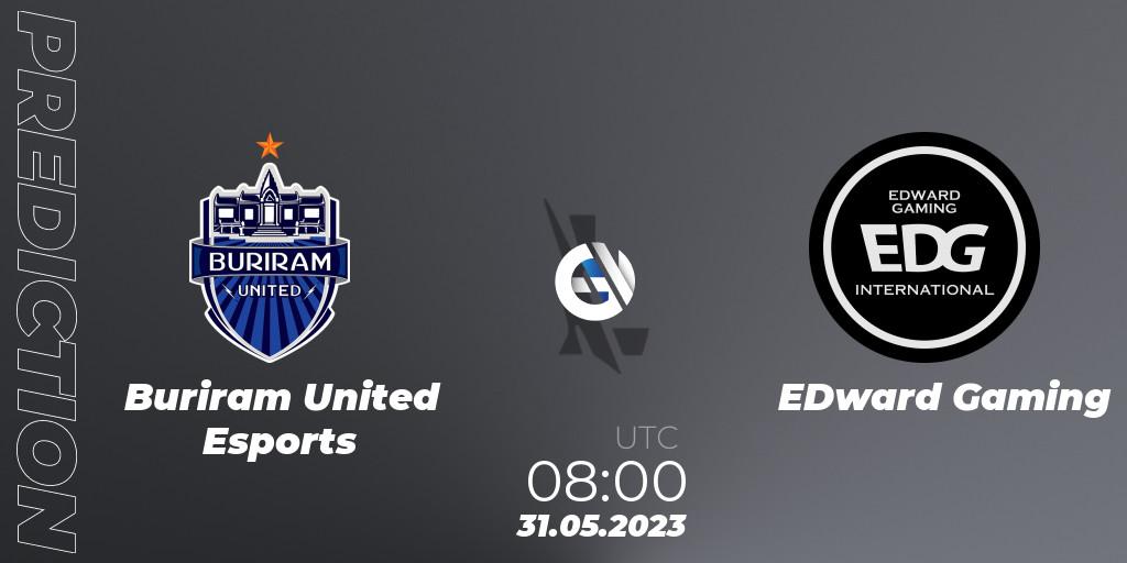 Pronóstico Buriram United Esports - EDward Gaming. 31.05.23, Wild Rift, WRL Asia 2023 - Season 1 - Regular Season