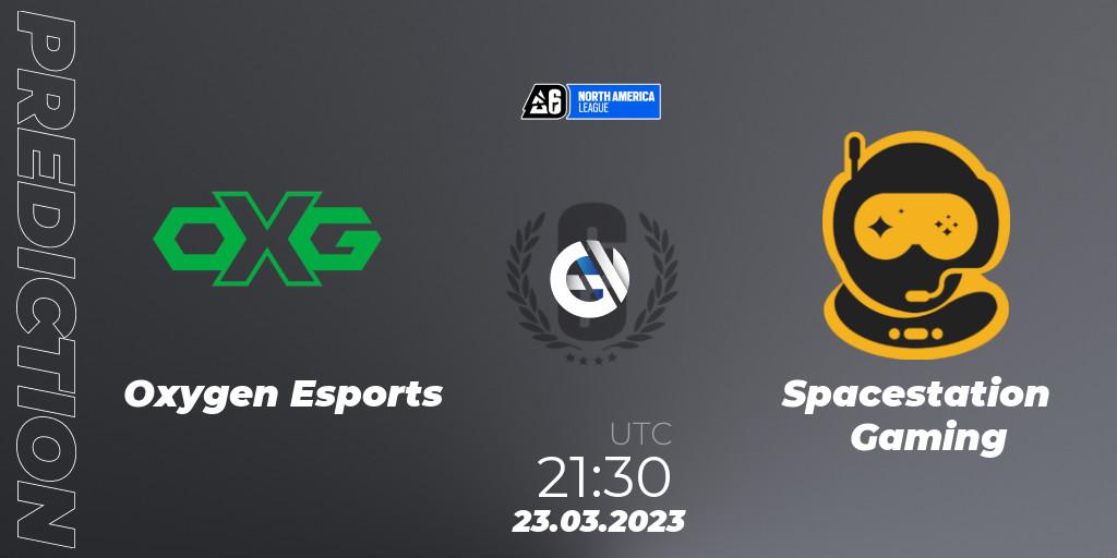Pronóstico Oxygen Esports - Spacestation Gaming. 23.03.2023 at 21:30, Rainbow Six, North America League 2023 - Stage 1