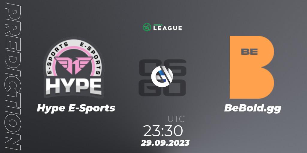 Pronóstico Hype E-Sports - BeBold.gg. 29.09.2023 at 23:30, Counter-Strike (CS2), ESEA Season 46: Open Division - South America