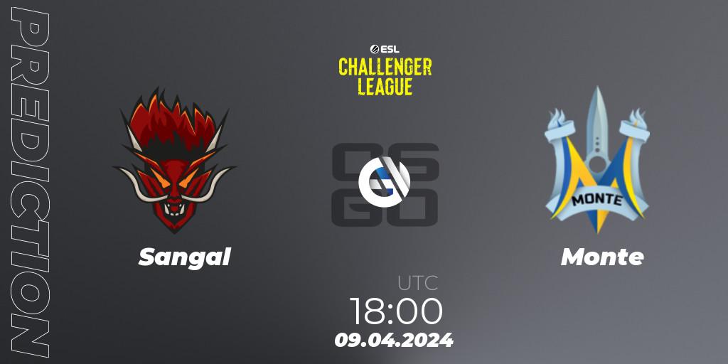 Pronóstico Sangal - Monte. 12.04.24, CS2 (CS:GO), ESL Challenger League Season 47: Europe