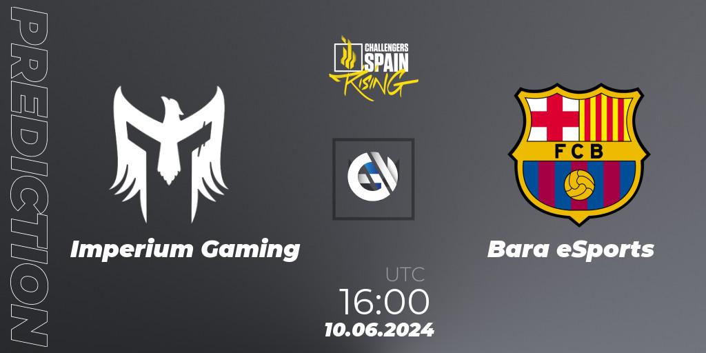 Pronóstico Imperium Gaming - Barça eSports. 10.06.2024 at 16:00, VALORANT, VALORANT Challengers 2024 Spain: Rising Split 2