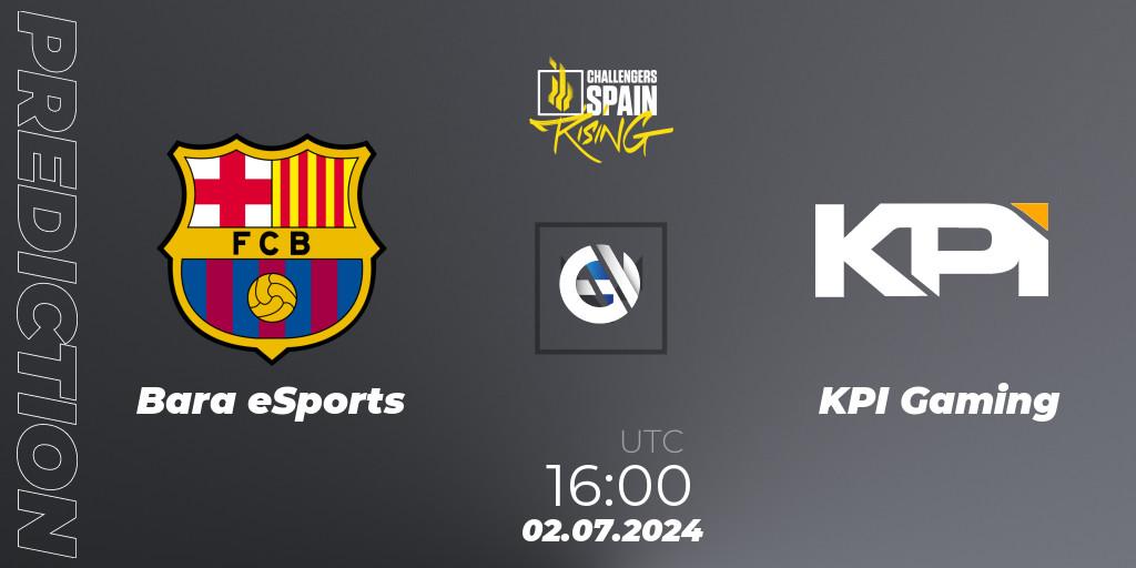 Pronóstico Barça eSports - KPI Gaming. 02.07.2024 at 16:00, VALORANT, VALORANT Challengers 2024 Spain: Rising Split 2