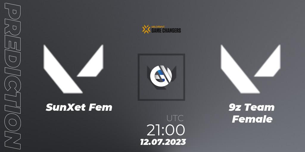 Pronóstico SunXet Fem - 9z Team Female. 12.07.2023 at 22:00, VALORANT, VCT 2023: Game Changers Latin America South