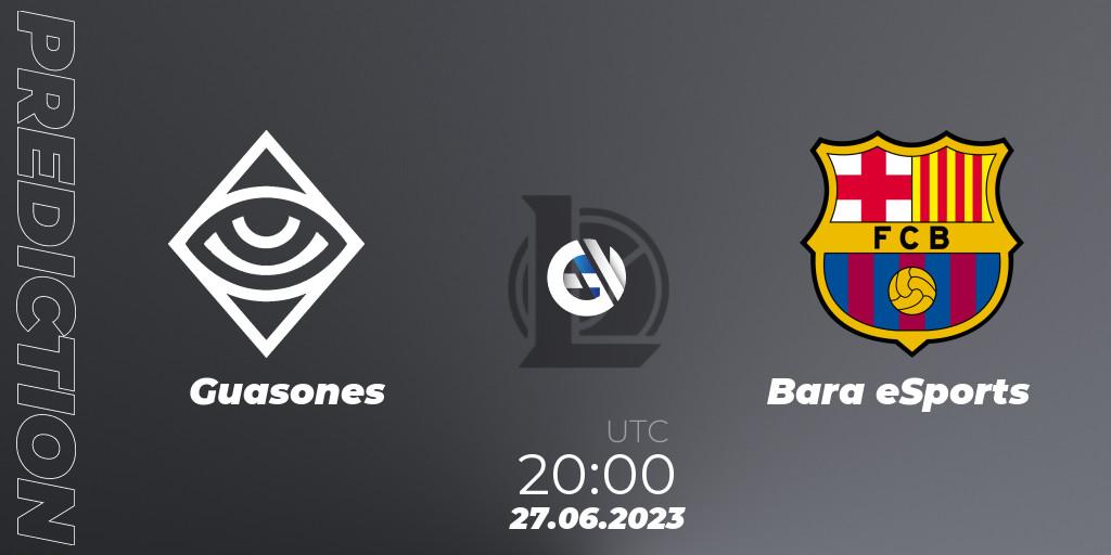 Pronóstico Guasones - Barça eSports. 27.06.2023 at 18:00, LoL, Superliga Summer 2023 - Group Stage