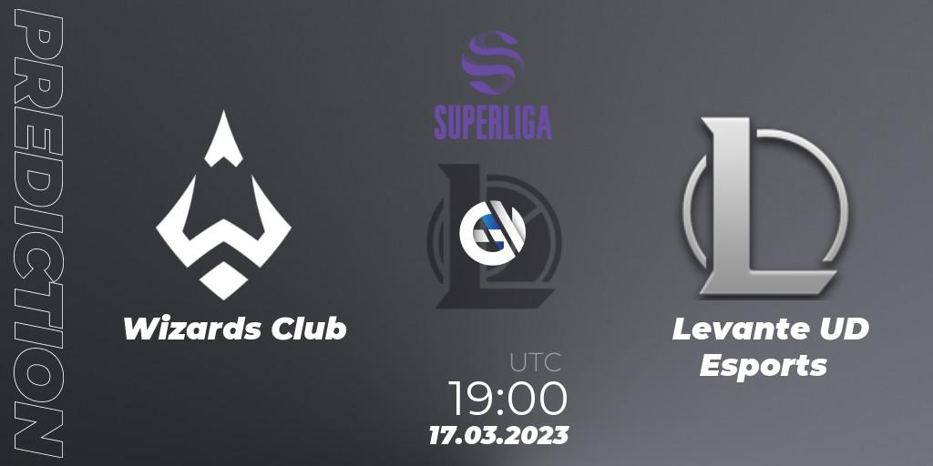 Pronóstico Wizards Club - Levante UD Esports. 17.03.2023 at 19:00, LoL, LVP Superliga 2nd Division Spring 2023 - Group Stage