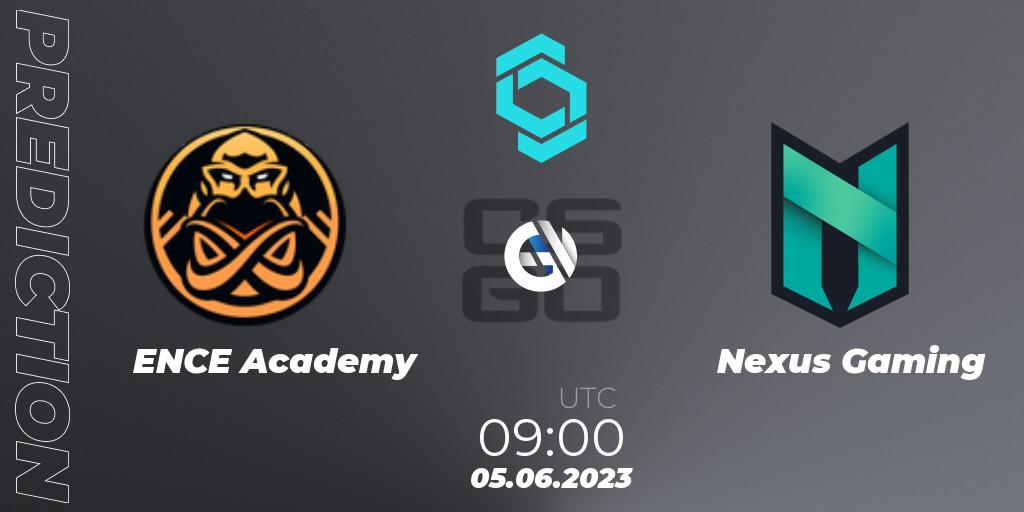 Pronóstico ENCE Academy - Nexus Gaming. 05.06.23, CS2 (CS:GO), CCT North Europe Series 5