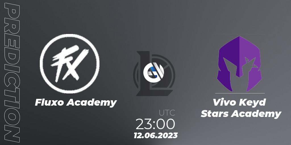 Pronóstico Fluxo Academy - Vivo Keyd Stars Academy. 12.06.2023 at 23:00, LoL, CBLOL Academy Split 2 2023 - Group Stage