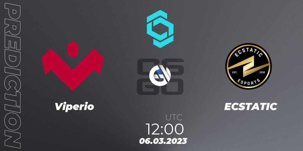 Pronóstico Viperio - ECSTATIC. 06.03.2023 at 12:00, Counter-Strike (CS2), CCT North Europe Series #4