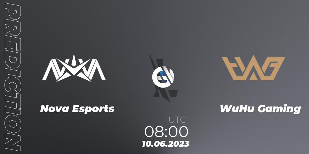 Pronóstico Nova Esports - WuHu Gaming. 10.06.23, Wild Rift, WRL Asia 2023 - Season 1 - Regular Season