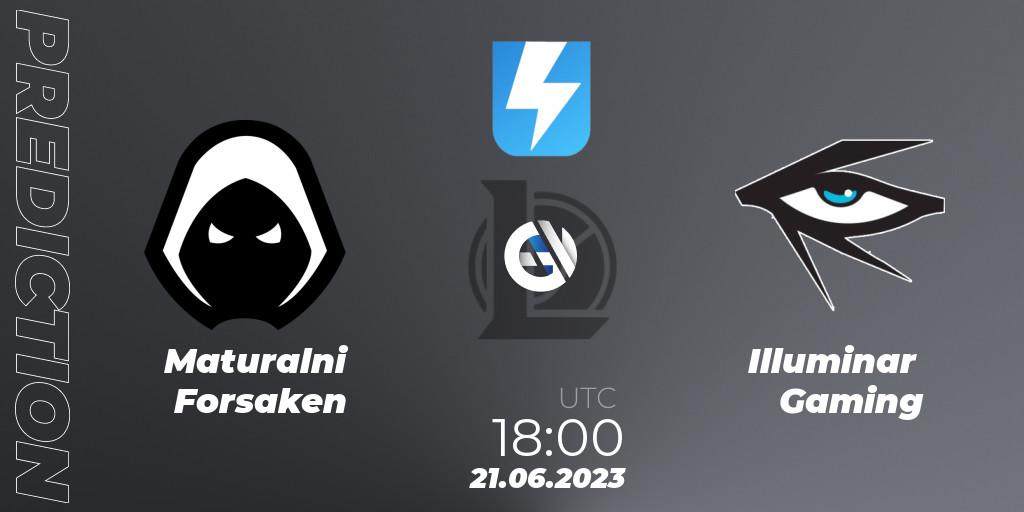 Pronóstico Forsaken - Illuminar Gaming. 31.05.2023 at 17:00, LoL, Ultraliga Season 10 2023 Regular Season