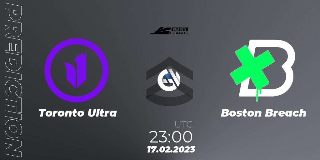 Pronóstico Toronto Ultra - Boston Breach. 17.02.2023 at 23:00, Call of Duty, Call of Duty League 2023: Stage 3 Major Qualifiers