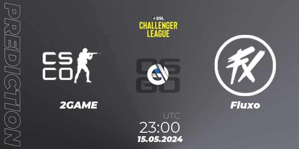 Pronóstico 2GAME - Fluxo. 15.05.2024 at 23:00, Counter-Strike (CS2), ESL Challenger League Season 47: South America