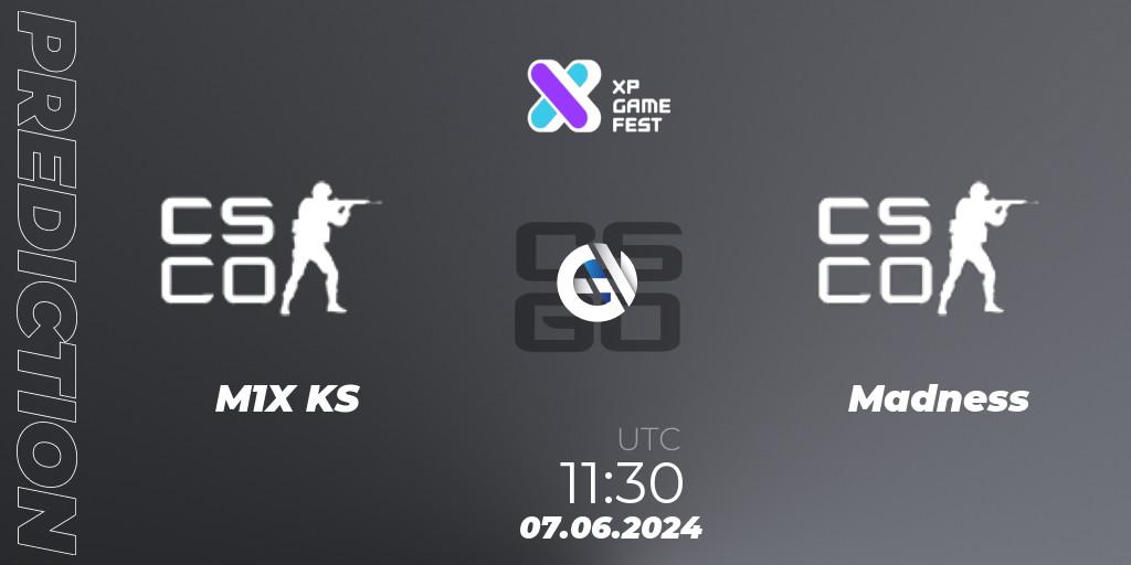 Pronóstico M1X - Madness. 07.06.2024 at 12:00, Counter-Strike (CS2), XP Game Fest 2024