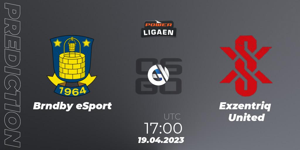 Pronóstico Brøndby eSport - Exzentriq United. 19.04.2023 at 17:00, Counter-Strike (CS2), Dust2.dk Ligaen Season 23