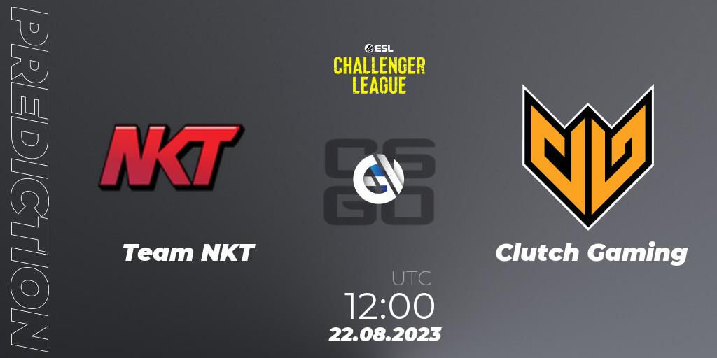 Pronóstico Team NKT - Clutch Gaming. 22.08.2023 at 12:00, Counter-Strike (CS2), ESL Challenger League Season 46: Asia-Pacific