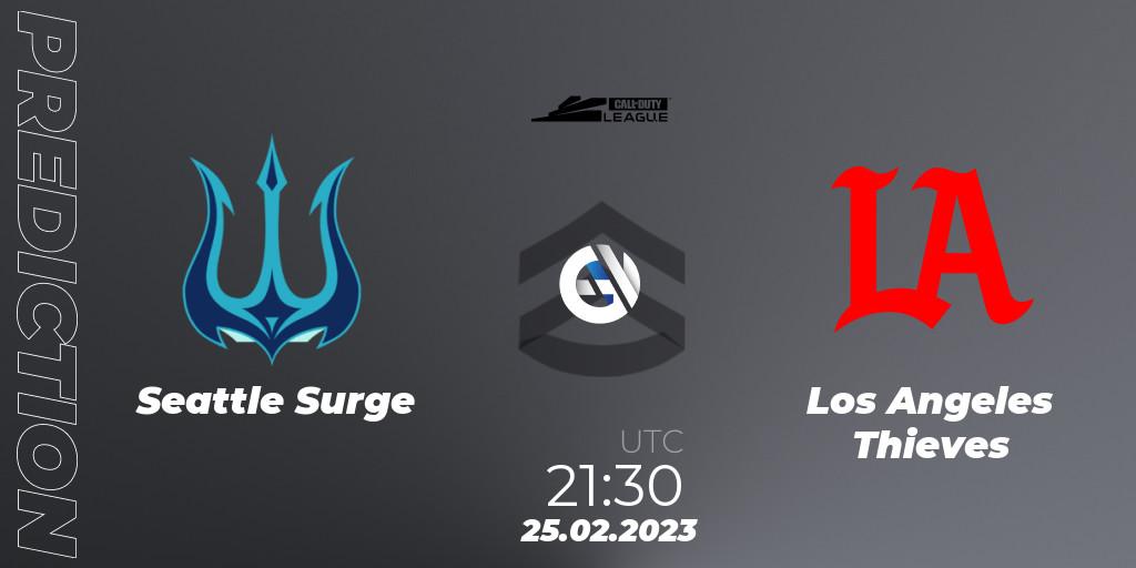 Pronóstico Seattle Surge - Los Angeles Thieves. 25.02.2023 at 21:30, Call of Duty, Call of Duty League 2023: Stage 3 Major Qualifiers