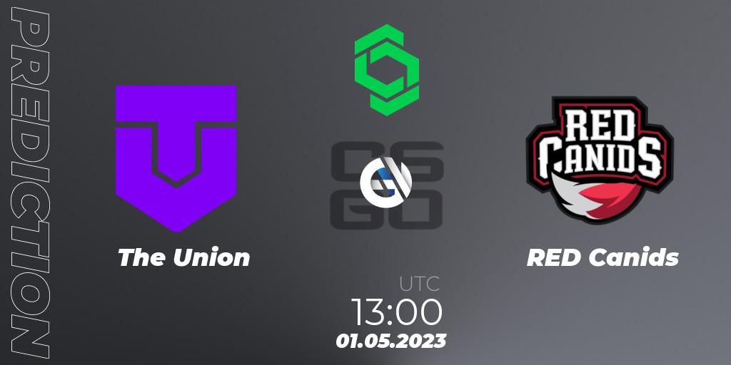 Pronóstico The Union - RED Canids. 01.05.2023 at 13:00, Counter-Strike (CS2), CCT South America Series #7
