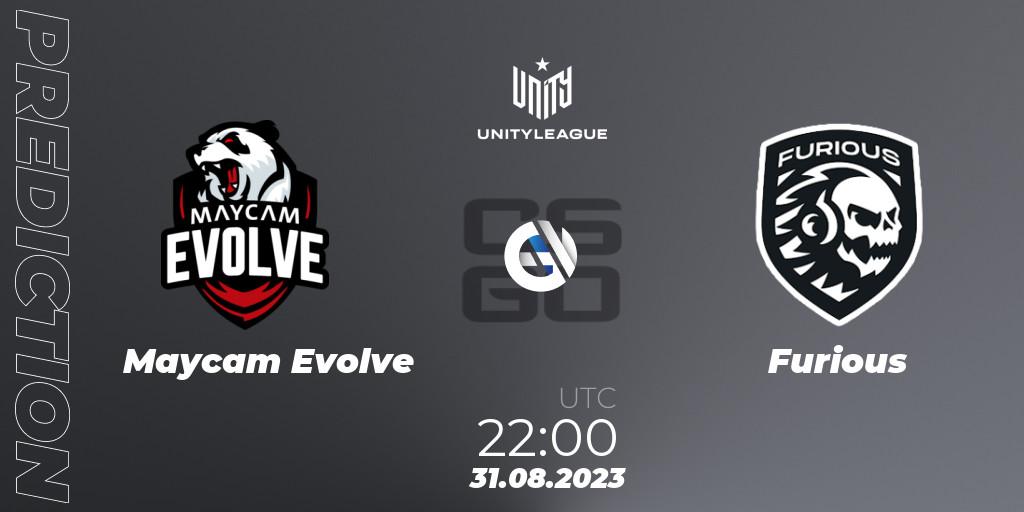 Pronóstico Maycam Evolve - Furious. 31.08.2023 at 22:00, Counter-Strike (CS2), LVP Unity League Argentina 2023