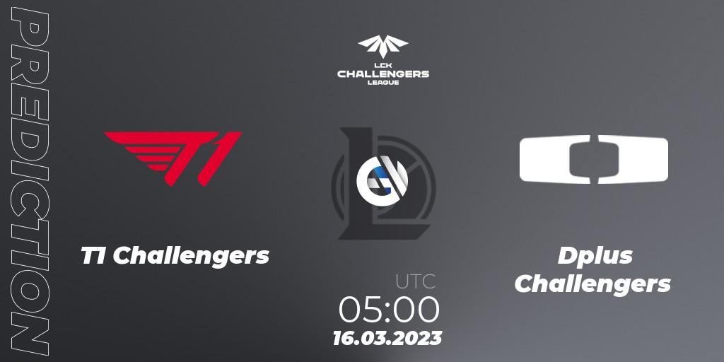 Pronóstico T1 Challengers - Dplus Challengers. 16.03.2023 at 05:00, LoL, LCK Challengers League 2023 Spring
