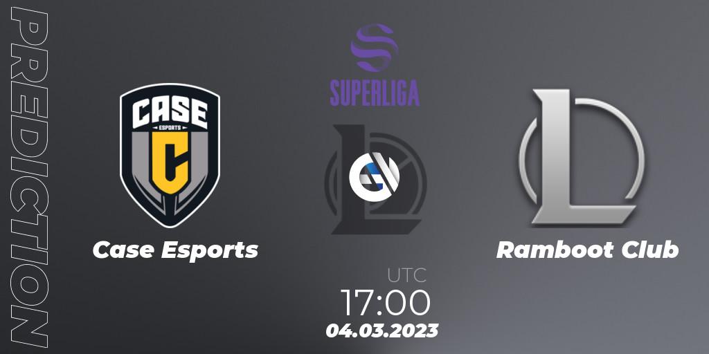 Pronóstico Case Esports - Ramboot Club. 04.03.2023 at 17:00, LoL, LVP Superliga 2nd Division Spring 2023 - Group Stage