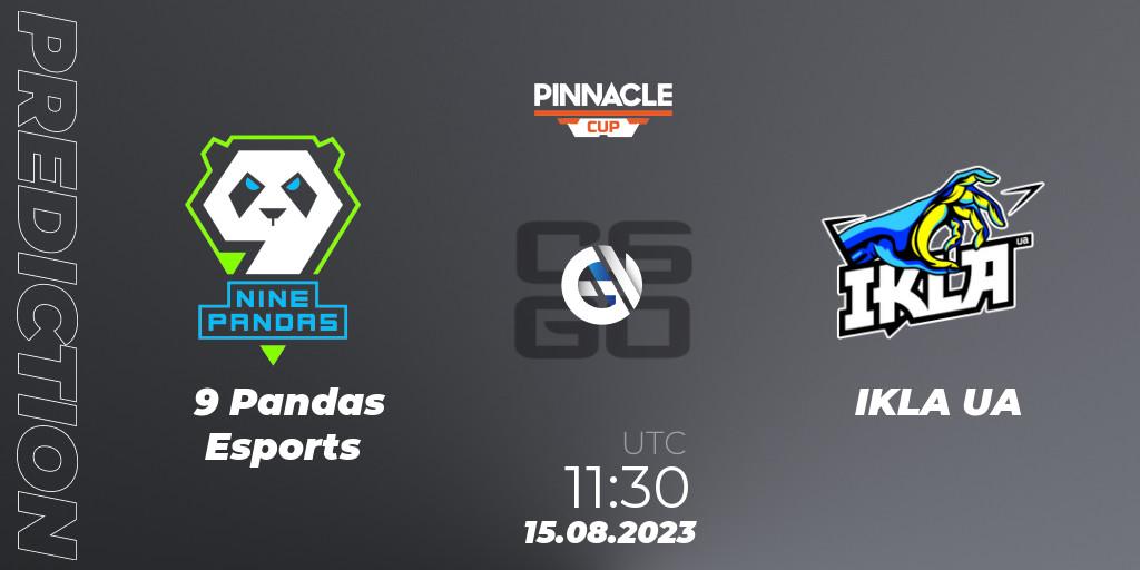 Pronóstico 9 Pandas Esports - IKLA UA. 15.08.2023 at 10:00, Counter-Strike (CS2), Pinnacle Cup V