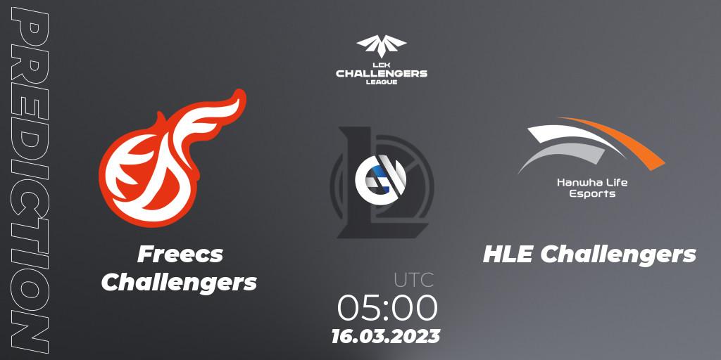 Pronóstico Freecs Challengers - HLE Challengers. 16.03.23, LoL, LCK Challengers League 2023 Spring