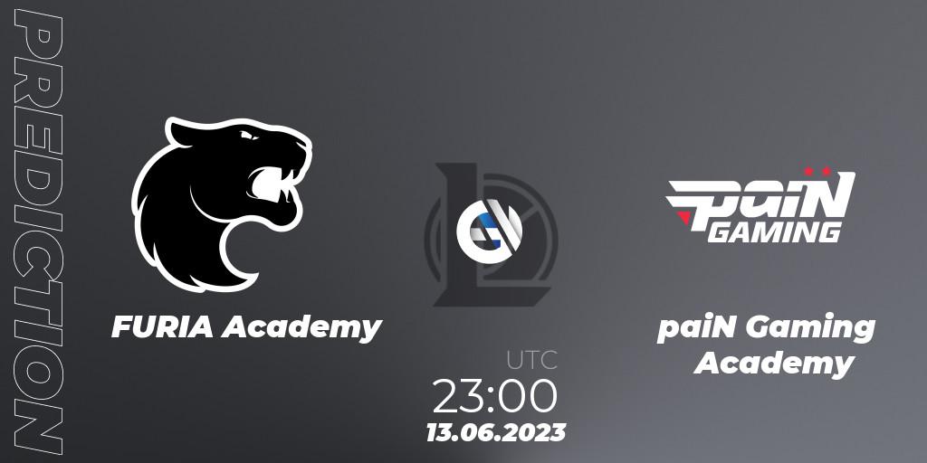Pronóstico FURIA Academy - paiN Gaming Academy. 13.06.23, LoL, CBLOL Academy Split 2 2023 - Group Stage