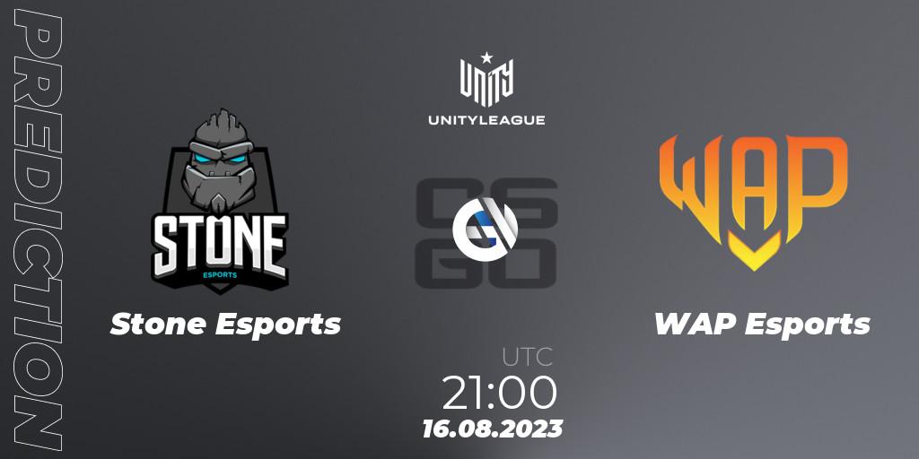 Pronóstico Stone Esports - WAP Esports. 16.08.2023 at 21:00, Counter-Strike (CS2), LVP Unity League Argentina 2023