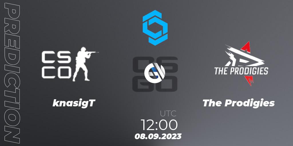 Pronóstico knasigT - The Prodigies. 08.09.2023 at 12:00, Counter-Strike (CS2), CCT East Europe Series #2: Closed Qualifier