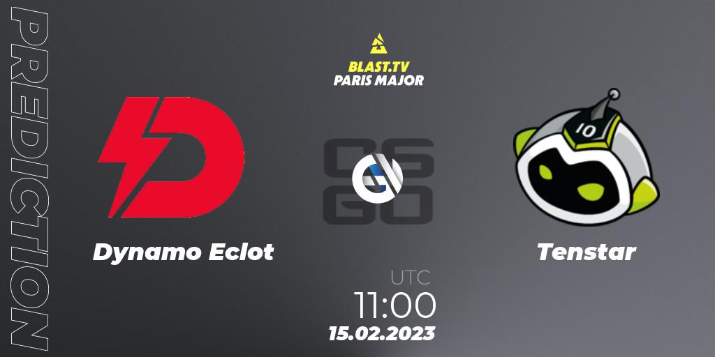 Pronóstico Dynamo Eclot - Tenstar. 15.02.2023 at 11:00, Counter-Strike (CS2), BLAST.tv Paris Major 2023 Europe RMR Open Qualifier 2