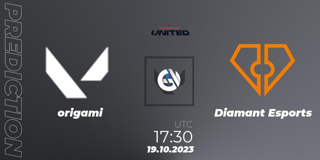 Pronóstico ESC Gaming - Diamant Esports. 18.10.2023 at 15:00, VALORANT, VALORANT East: United: Season 2: Stage 3 - League