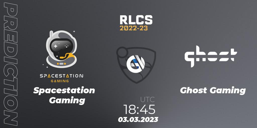 Pronóstico Spacestation Gaming - Ghost Gaming. 03.03.23, Rocket League, RLCS 2022-23 - Winter: North America Regional 3 - Winter Invitational