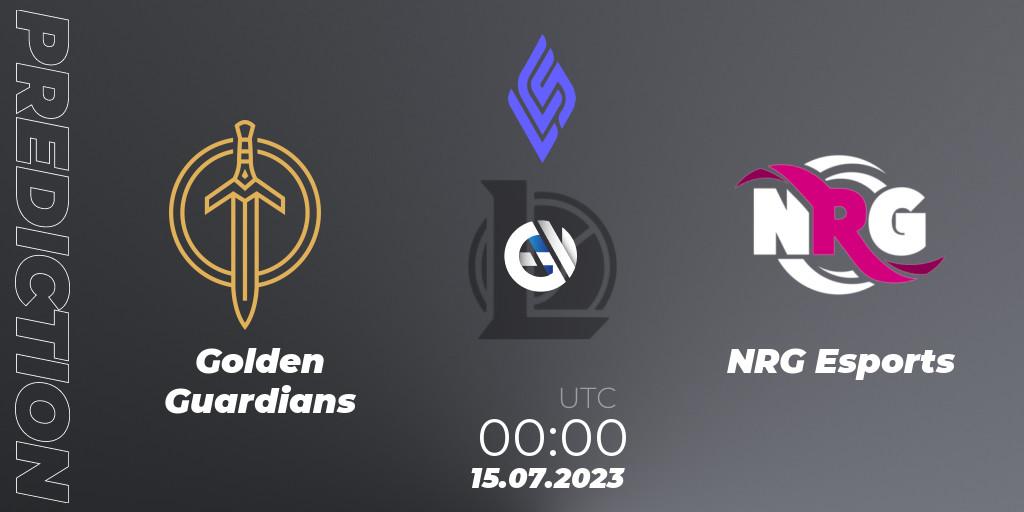 Pronóstico Golden Guardians - NRG Esports. 14.07.23, LoL, LCS Summer 2023 - Group Stage