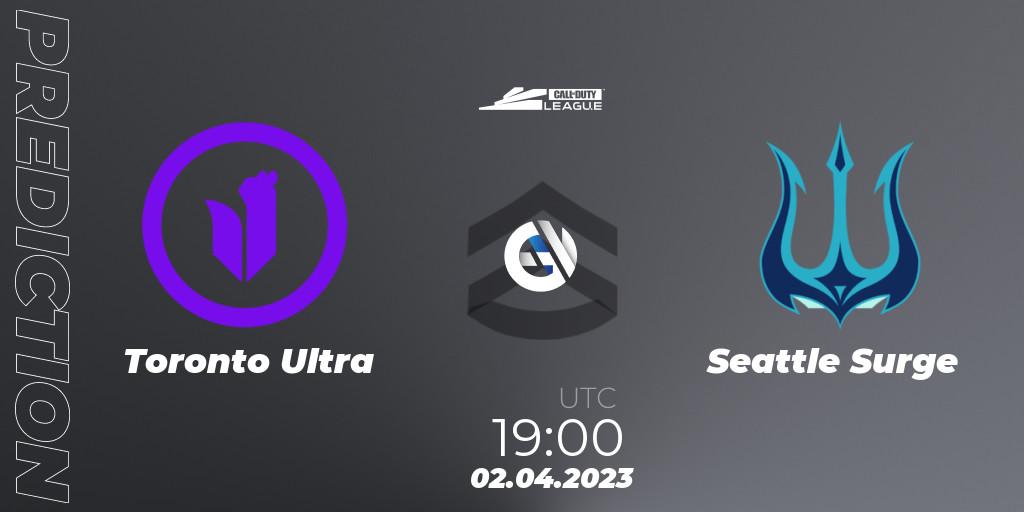 Pronóstico Toronto Ultra - Seattle Surge. 02.04.2023 at 19:00, Call of Duty, Call of Duty League 2023: Stage 4 Major Qualifiers