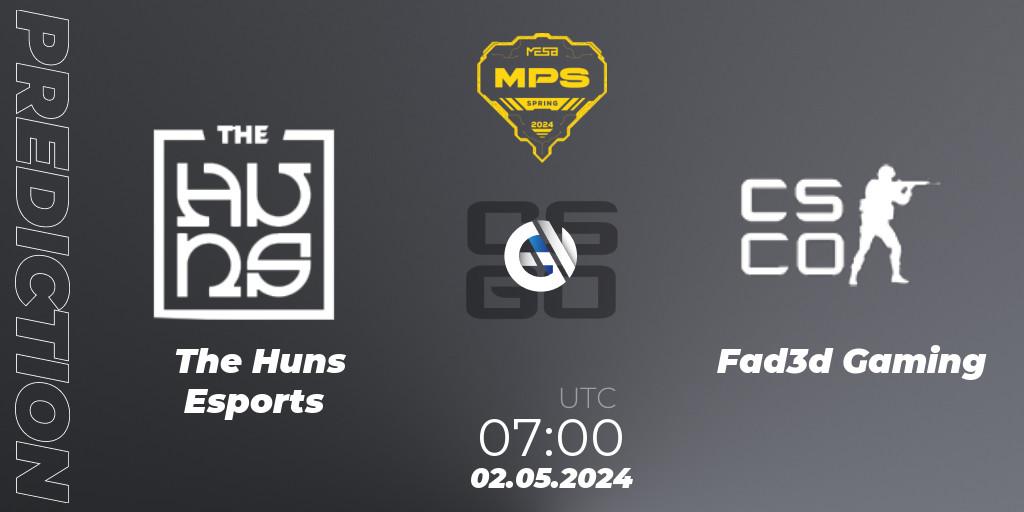 Pronóstico The Huns Esports - Fad3d Gaming. 02.05.2024 at 07:00, Counter-Strike (CS2), MESA Pro Series: Spring 2024