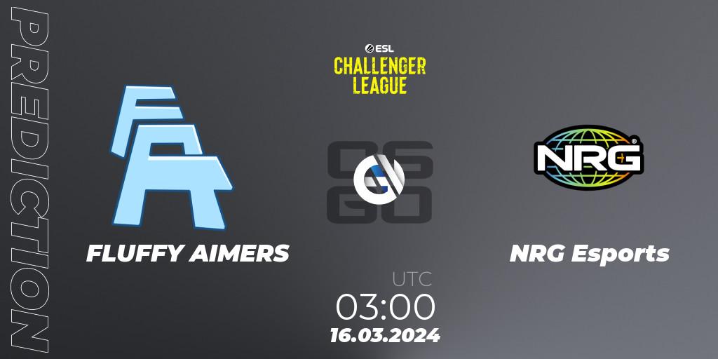 Pronóstico FLUFFY AIMERS - NRG Esports. 16.03.2024 at 03:00, Counter-Strike (CS2), ESL Challenger League Season 47: North America