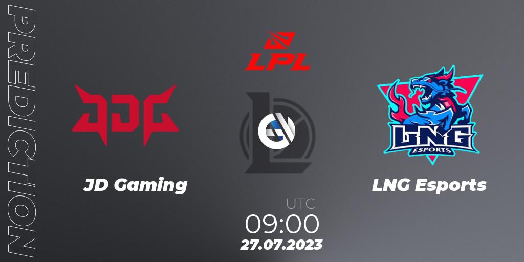 Pronóstico JD Gaming - LNG Esports. 27.07.23, LoL, LPL Summer 2023 - Playoffs