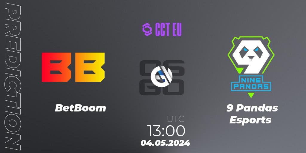 Pronóstico BetBoom - 9 Pandas Esports. 04.05.2024 at 13:00, Counter-Strike (CS2), CCT Season 2 Europe Series 1