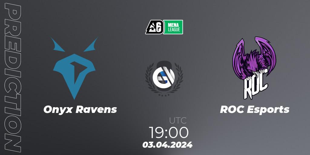 Pronóstico Onyx Ravens - ROC Esports. 03.04.2024 at 19:00, Rainbow Six, MENA League 2024 - Stage 1