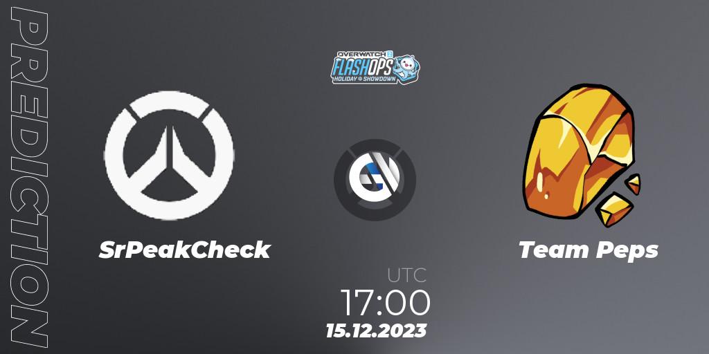 Pronóstico SrPeakCheck - Team Peps. 15.12.2023 at 17:00, Overwatch, Flash Ops Holiday Showdown - EMEA