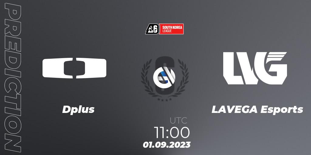 Pronóstico Dplus - LAVEGA Esports. 01.09.2023 at 11:00, Rainbow Six, South Korea League 2023 - Stage 2